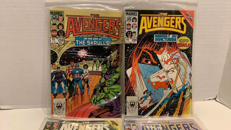 Photo 1 of MARVEL COMICS THE AVENGERS # 259,260,261,262