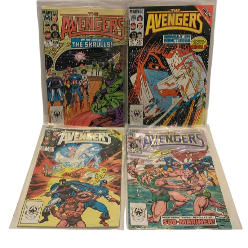 Photo 1 of MARVEL COMICS THE AVENGERS # 259,260,261,262