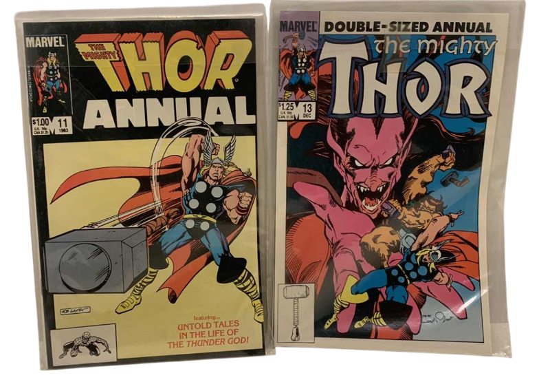 Photo 1 of MARVEL COMICS THE MIGHTY THOR ANNUAL # 11,13