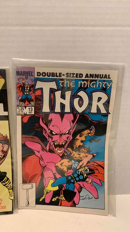 Photo 1 of MARVEL COMICS THE MIGHTY THOR ANNUAL # 11,13
