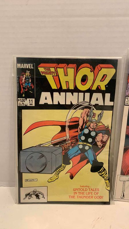 Photo 1 of MARVEL COMICS THE MIGHTY THOR ANNUAL # 11,13