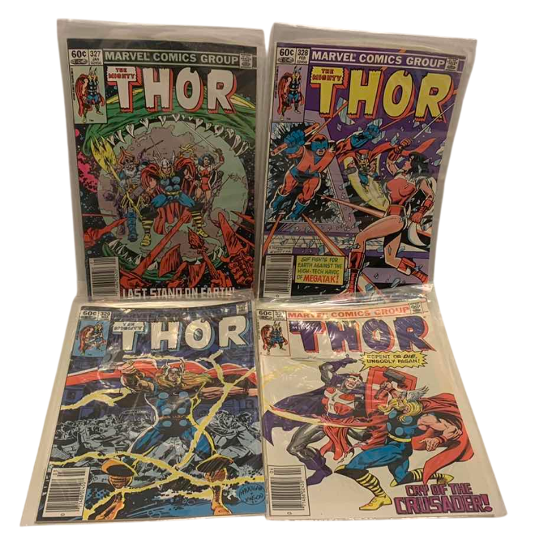 Photo 1 of MARVEL COMICS THE MIGHTY THOR # 327,328,329,330