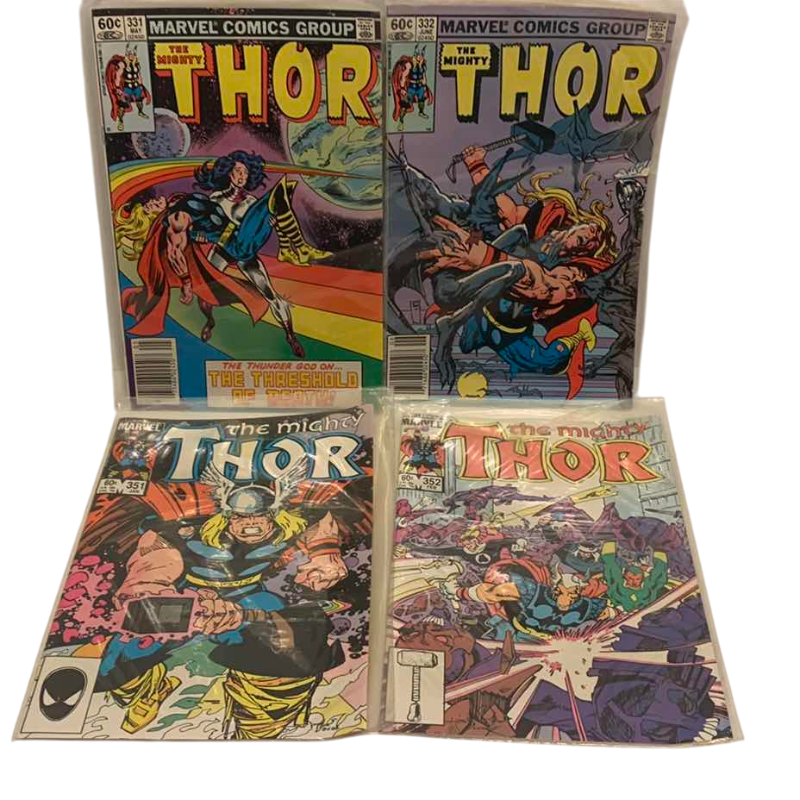 Photo 1 of MARVEL COMICS THE MIGHTY THOR # 331,332,351,352