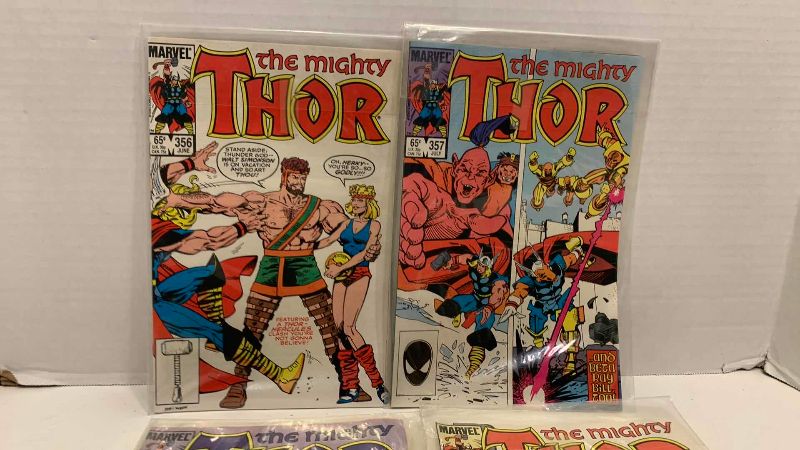 Photo 1 of MARVEL COMICS THE MIGHTY THOR # 356,357,358,359