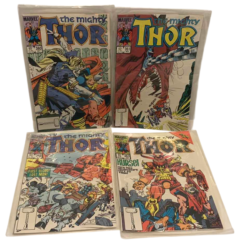 Photo 1 of MARVEL COMICS THE MIGHTY THOR # 360,361,362,363