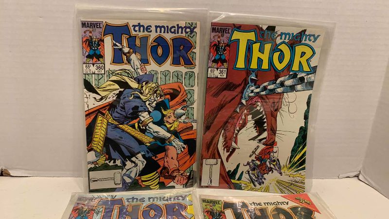 Photo 1 of MARVEL COMICS THE MIGHTY THOR # 360,361,362,363