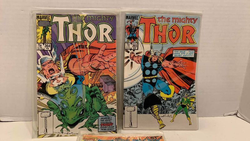 Photo 1 of MARVEL COMICS THE MIGHTY THOR # 364,365,366