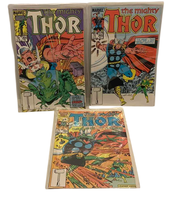 Photo 1 of MARVEL COMICS THE MIGHTY THOR # 364,365,366