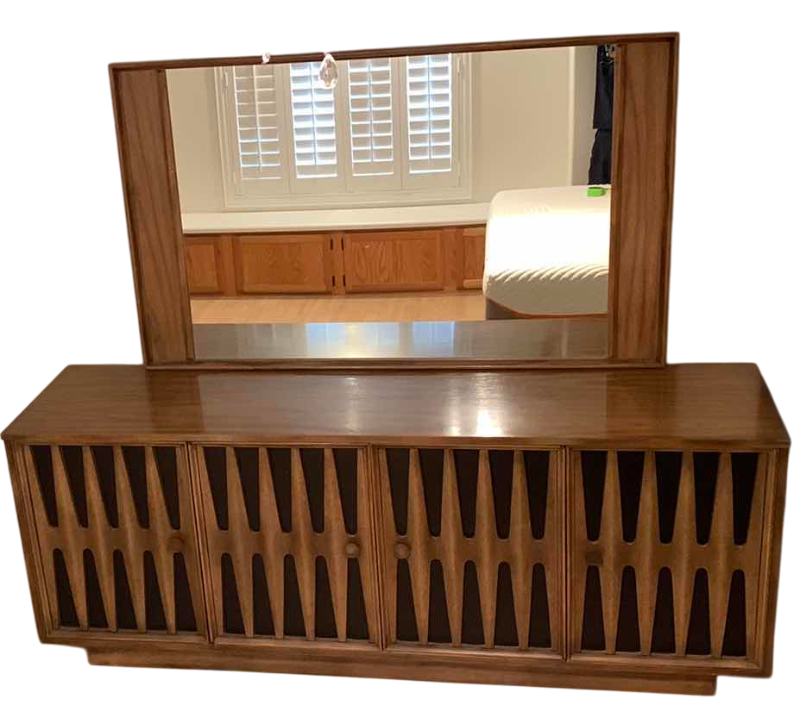 Photo 1 of MID CENTURY MODERN BRUTALIST DRESSER 79” X 20” H 66”