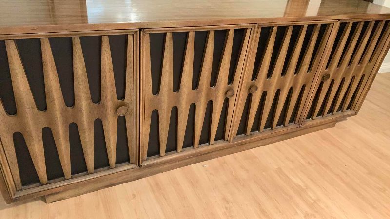 Photo 1 of MID CENTURY MODERN BRUTALIST DRESSER 79” X 20” H 66”