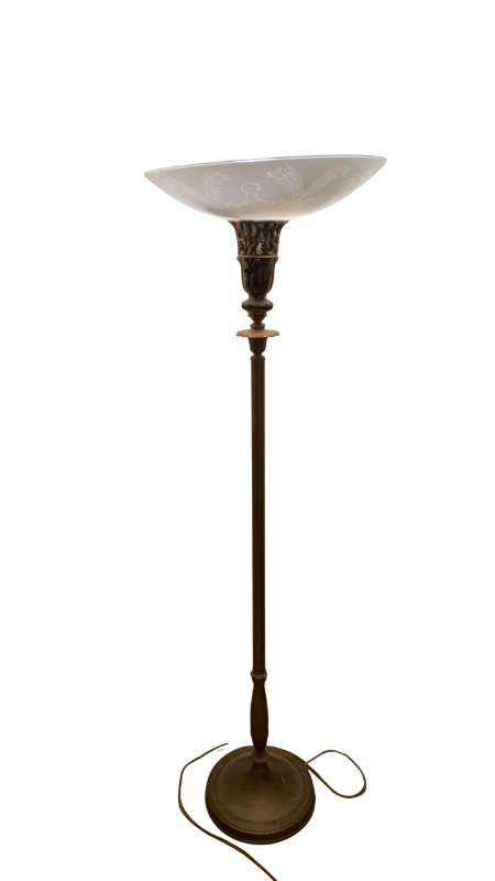 Photo 1 of VINTAGE TORCHIERE LAMP 59”