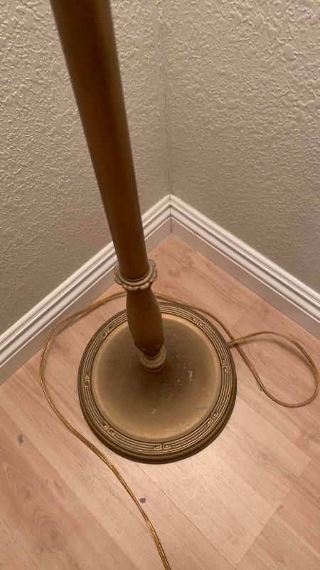 Photo 1 of VINTAGE TORCHIERE LAMP 59”