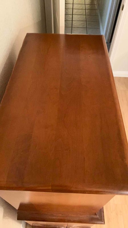 Photo 1 of COLONIAL STYLE TALLBOY CHEST OF DRAWERS 31” X 18” H 47”