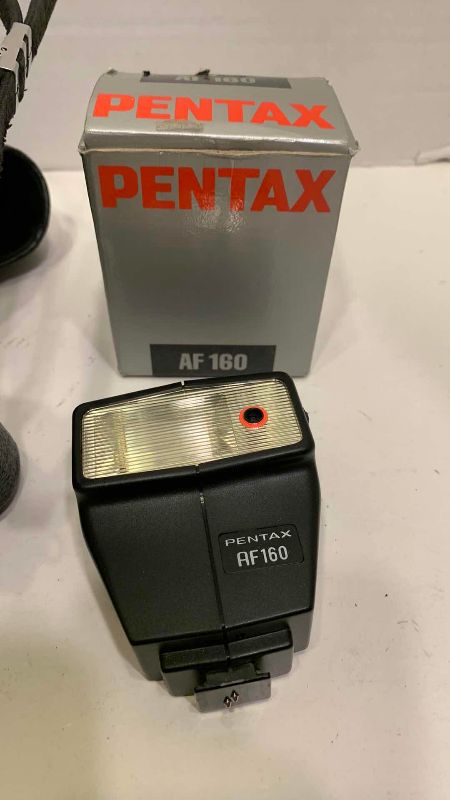Photo 1 of VINTAGE PENTAX K1000 CAMERA,FLASH AND CASE