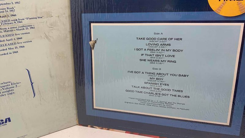 Photo 1 of 3-VINTAGE ELVIS ALBUMS: A LEGENDARY PERFORMER VOLUME 1 & 2, AND GOOD TIMES