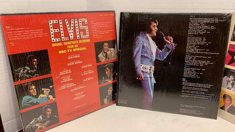 Photo 1 of 3-VINTAGE ELVIS ALBUMS: MEMORIES OF ELVIS, ELVIS IN CONCERT, AND SEPARATE WAYS