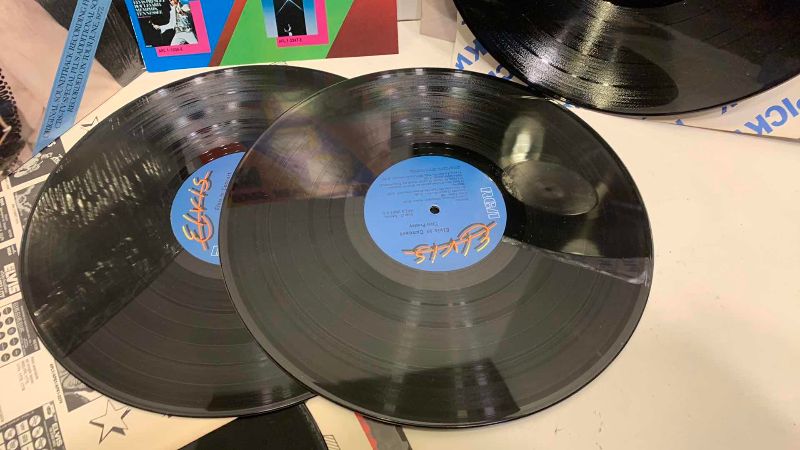 Photo 1 of 3-VINTAGE ELVIS ALBUMS: MEMORIES OF ELVIS, ELVIS IN CONCERT, AND SEPARATE WAYS
