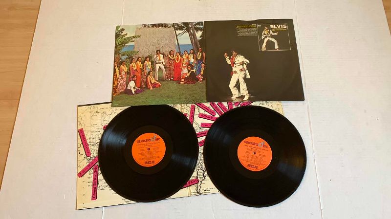 Photo 1 of VINTAGE ELVIS ALOHA FROM HAWAII VIA SATELLITE RECORD ALBUM