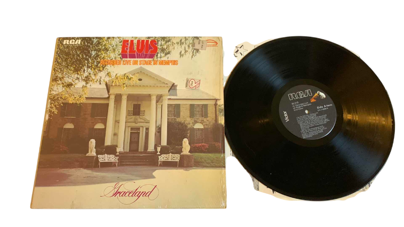Photo 1 of VINTAGE ELVIS GRACELAND RECORD ALBUM