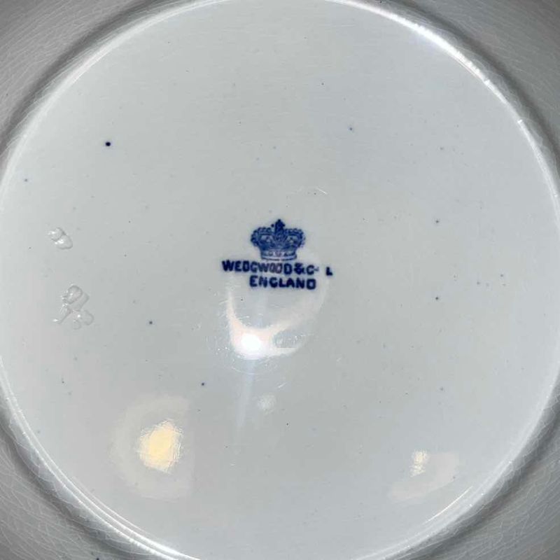 Photo 1 of 13-BLUE WILLOW WEDGWOOD CHINOISERIE ASIAN INSPIRED PLATES AND BOWLS
