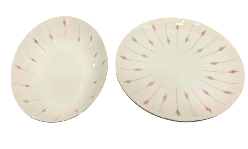Photo 1 of HARMONY HOUSE CARROUSEL FINE CHINA BOWL AND PLATES