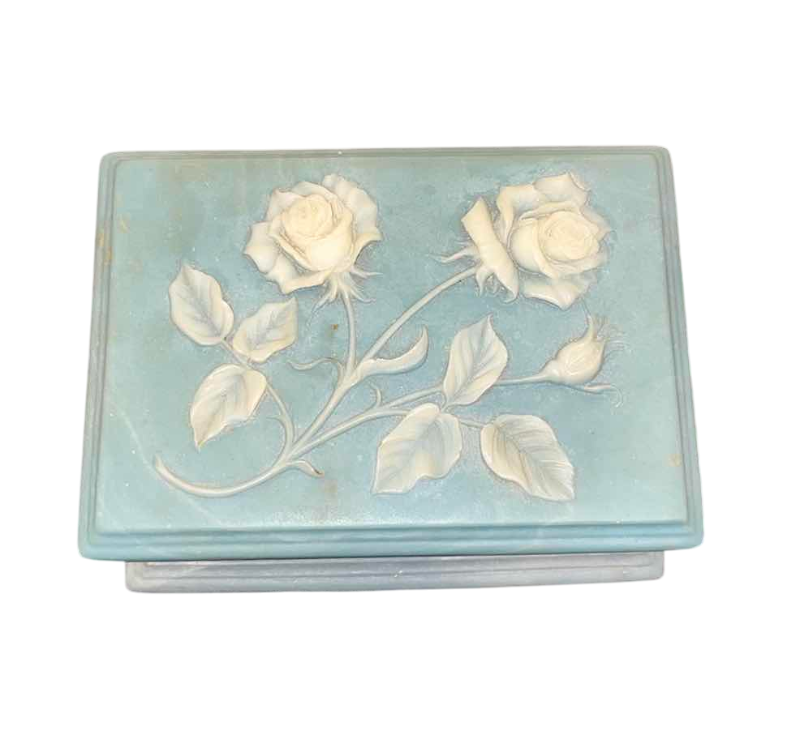 Photo 1 of GENUINE INCOLAY STONE JEWLERY BOX