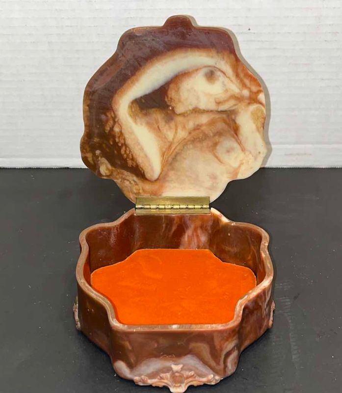 Photo 1 of $65 GENUINE INCOLY STONE JEWELRY BOX
