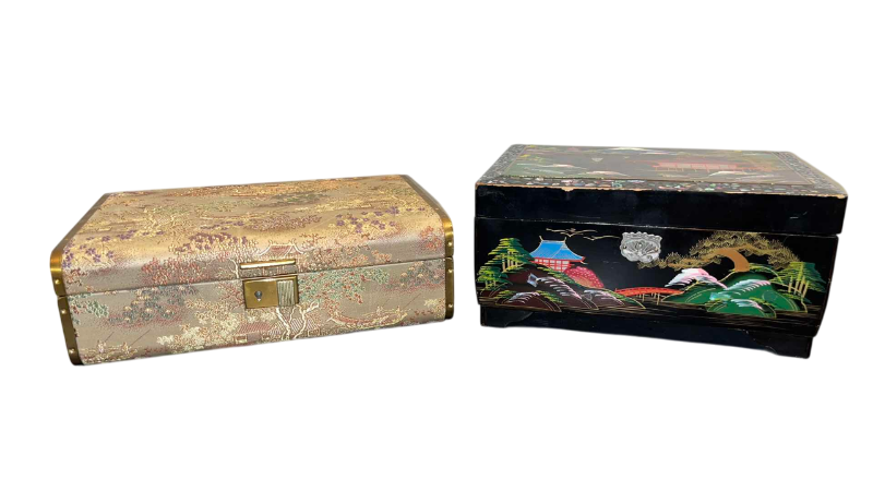 Photo 1 of ORIENTAL STYLE 2 TIER JEWELRY BOXES