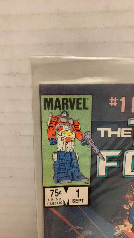 Photo 1 of MARVEL THE TRANSFORMERS # 1