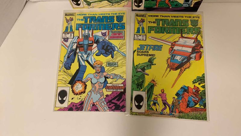 Photo 1 of MARVEL THE TRANSFORMERS # 6,7,9,11