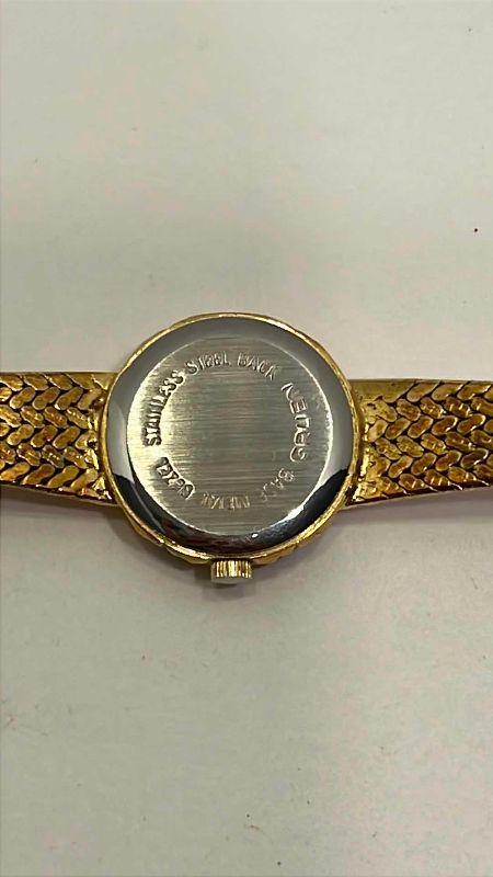 Photo 1 of WOMENS GRUEN GOLD TONE WATCH