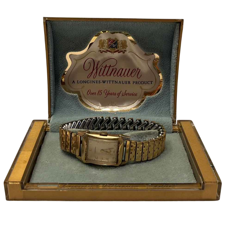 Photo 1 of VINTAGE LONGINES WITTNAUER WATCH WITH CASE