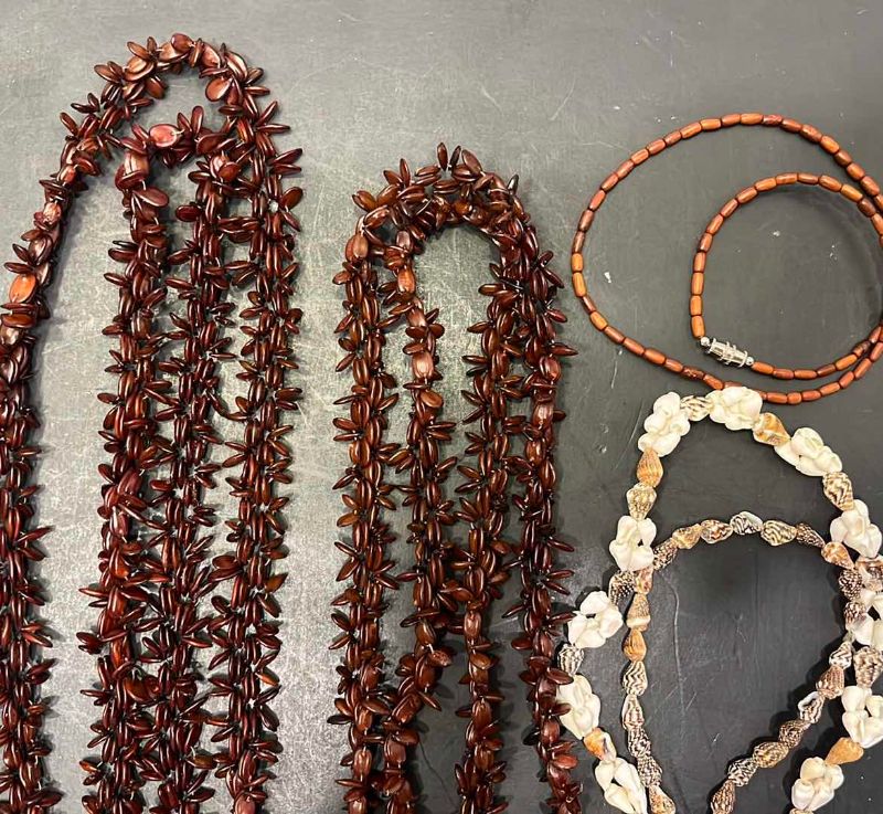 Photo 1 of KOA SEED AND SEA SHELL NECKLACES