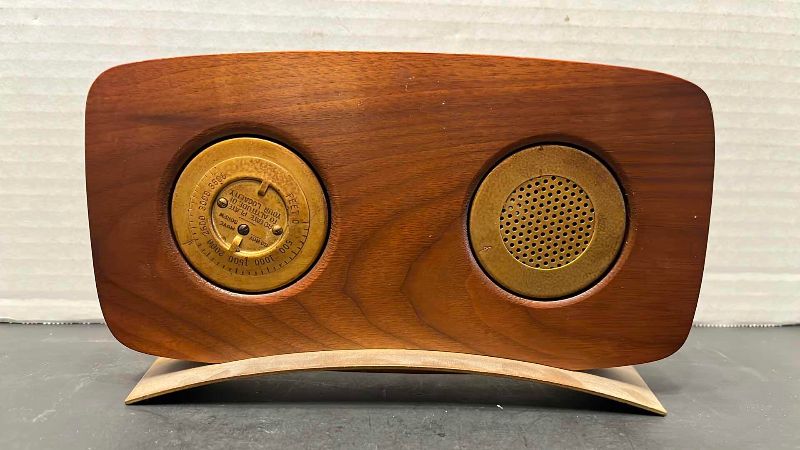Photo 1 of VINTAGE BAROMETER WEATHER TAYLOR INSTRUMENT ART DECO MADMEN WOOD