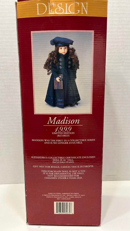 Photo 1 of LIMITED EDITION ALEXANDRA PORCELAIN DOLL