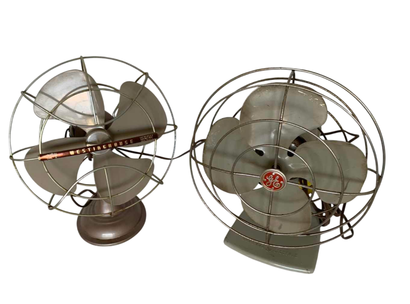 Photo 1 of 2-VINTAGE ELECTRIC FANS