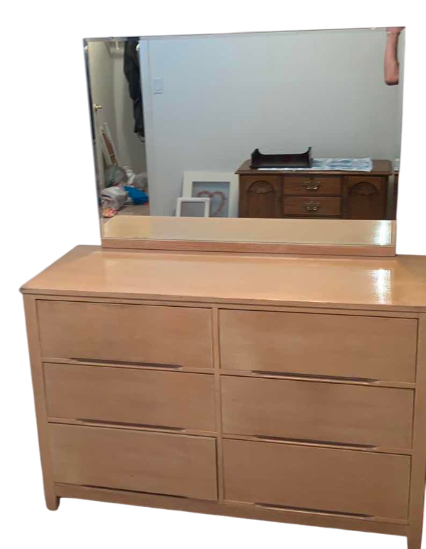 Photo 1 of WOODEN CHEST OF DRAWERS 50” X 19” H 63”