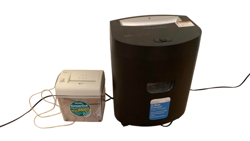 Photo 1 of 2-ROYAL PAPER SHREDDERS