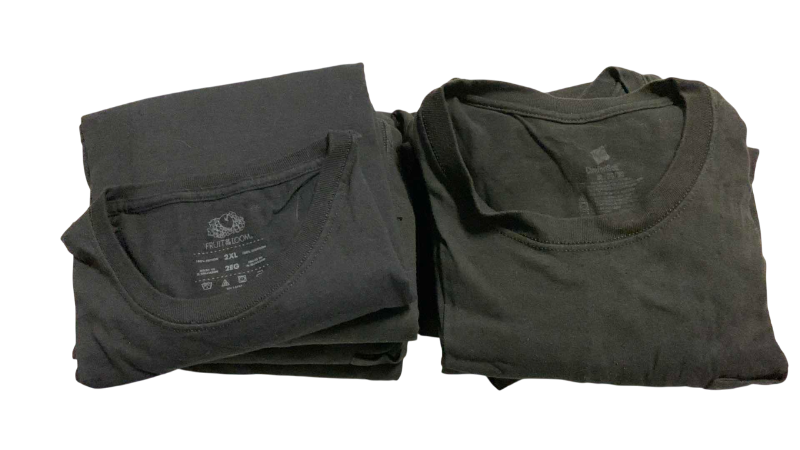 Photo 1 of 10-MENS BLACK TSHIRTS SIZE 2XL
