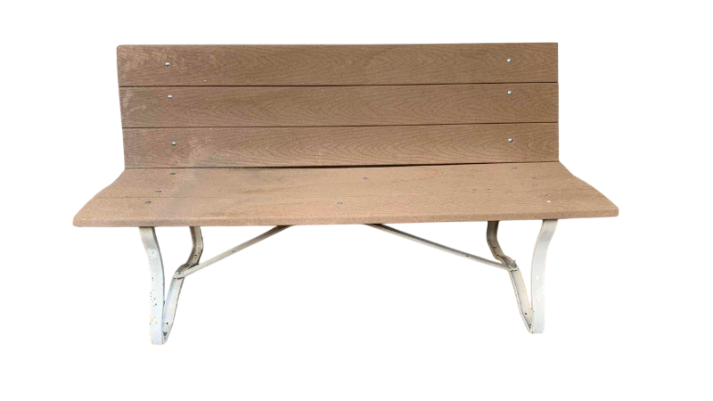 Photo 1 of WOOD COMPOSITE BENCH 60” X 28” H 31”