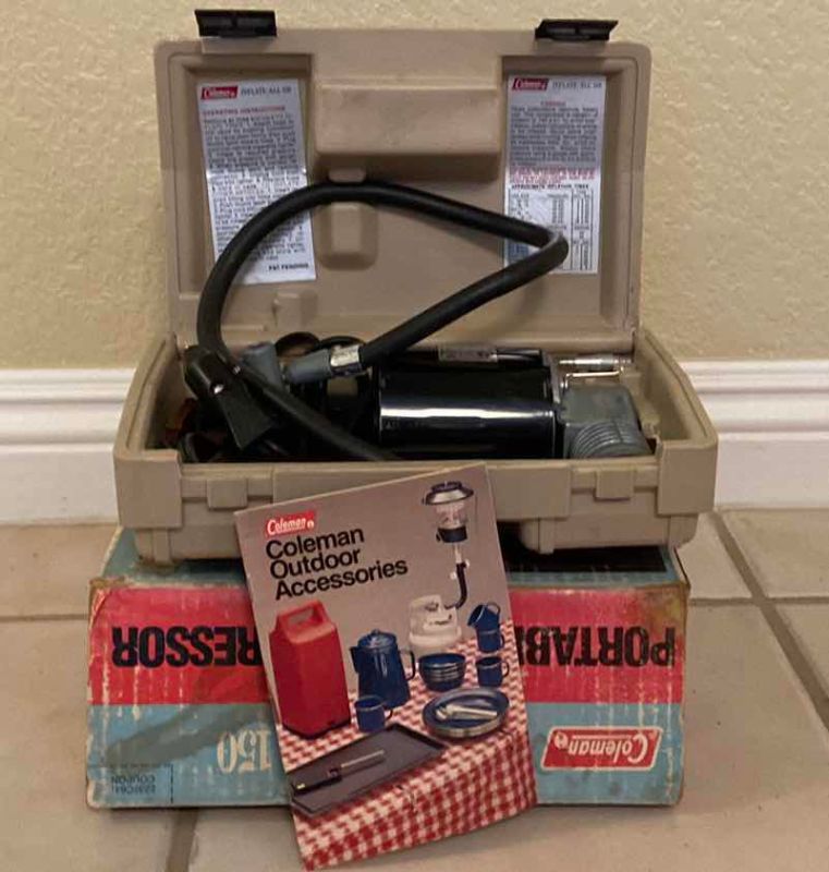 Photo 1 of VINTAGE COLEMAN INFLATE ALL 150 12V AIR COMPRESSOR