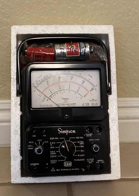 Photo 1 of SIMPSON 260 SERIES 7 VOM ANALOG VOLT OHM METER