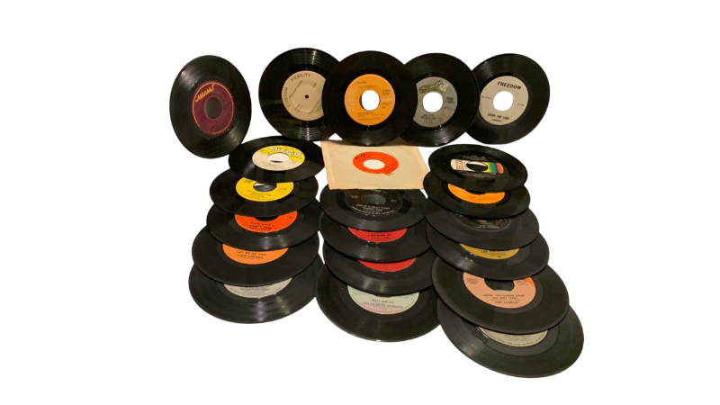 Photo 1 of VINTAGE 45 RECORDS