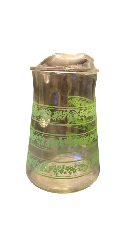 Photo 1 of VINTAGE LIBBEY SPRING BLOSSOM CRAZY DAISY GLASS PITCHER