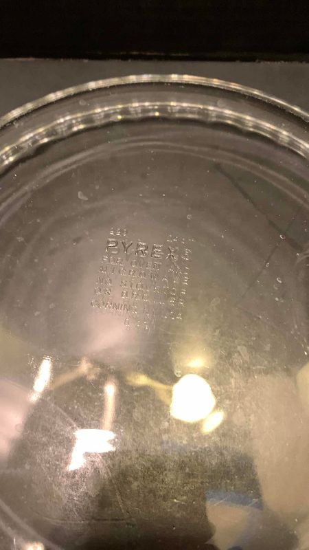 Photo 1 of 3-GLASS PIE BAKING GLASSWARE