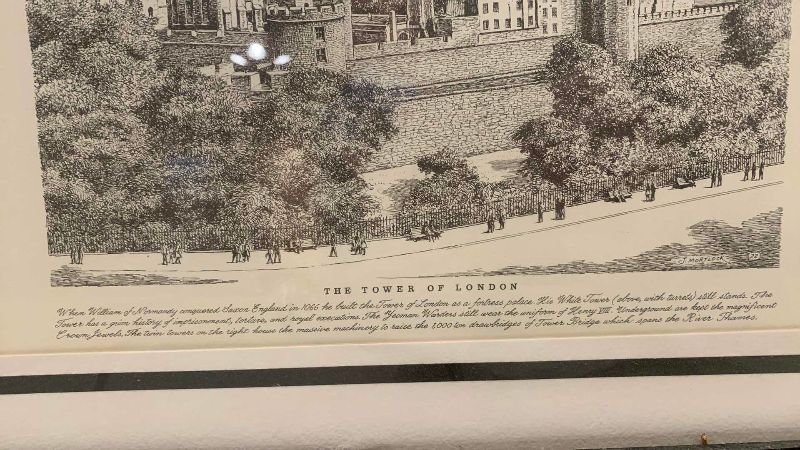 Photo 1 of VINTAGE TOWER OF LONDON AND WESTMINSTER ABBEY PRINTS LARGEST IS 17” X 13”