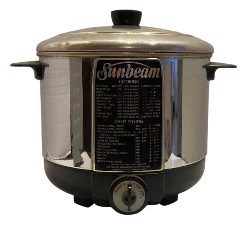 Photo 1 of VINTAGE 1950’S SUNBEAM CR-5 ALUMINUM DEEP FRYER AND SLOW COOKER