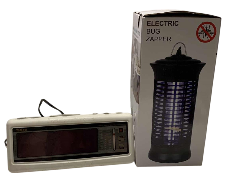 Photo 1 of VINTAGE TIMEX NIGHTSTAND CLOCK AND ELECTRIC BUG ZAPPER
