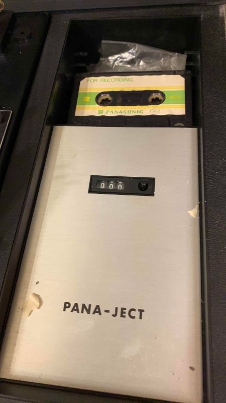 Photo 1 of VINTAGE PANASONIC AM/FM, CASSETTE RECORD PLAYER