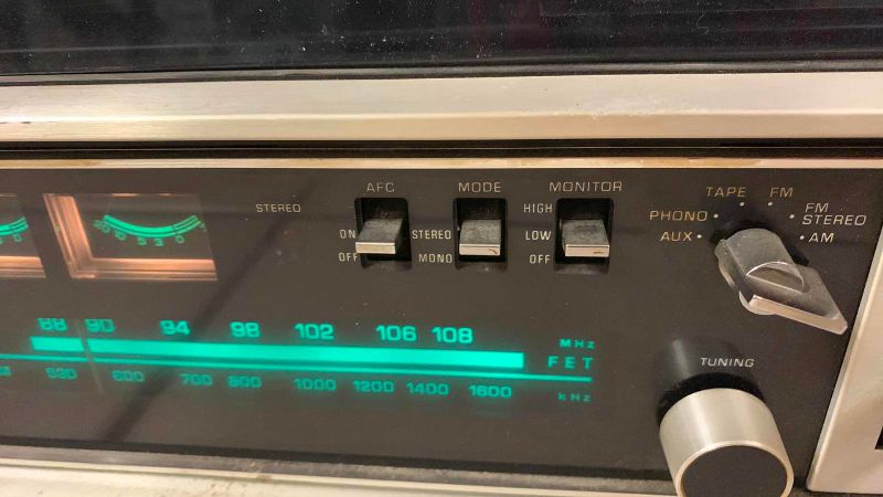 Photo 1 of VINTAGE PANASONIC AM/FM, CASSETTE RECORD PLAYER